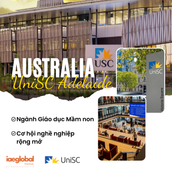 Tin vui từ UniSC Adelaide: Học bổng 2026 toàn khóa cho sinh viên Việt Nam