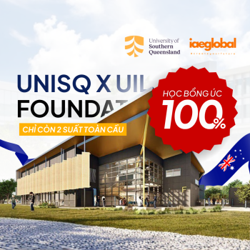 Chương trình Foundation UniSQ x UIL 2025-2026: Cơ hội học bổng 100% học phí