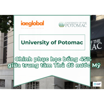 University of Potomac - Chinh phục học bổng 45% giữa trung tâm Thủ đô nước Mỹ