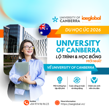 Du Học Úc University of Canberra 2026: Lộ Trình & Học Bổng Mới Nhất