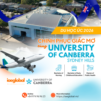 Du học Úc 2026: Chinh phục giấc mơ cùng University of Canberra Sydney Hills