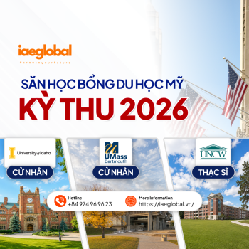 Săn học bổng du học Mỹ kỳ Thu 2026: Cơ hội cuối cùng và lộ trình tối ưu