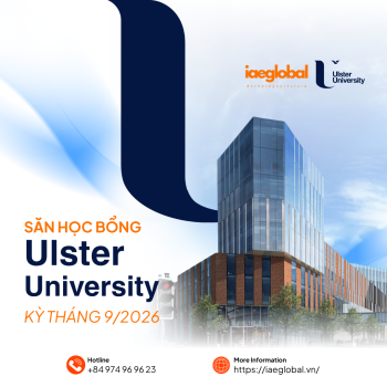 Săn Học Bổng Du Học Anh Tại Ulster University Kỳ Tháng 9/2026
