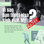 Vì sao bạn trượt visa sinh viên Mỹ?