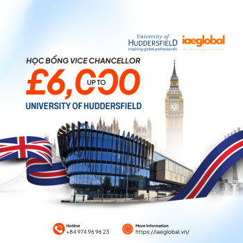 Học Bổng Vice Chancellor University of Huddersfield Đến £6,000