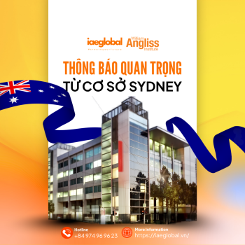 Thông báo quan trọng từ cơ sở Sydney - William Angliss Institute
