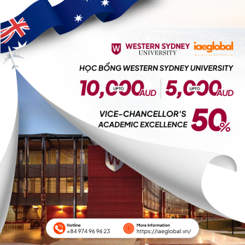 Học bổng Western Sydney University: Chi tiết các gói $5,000, $10,000 và 50%